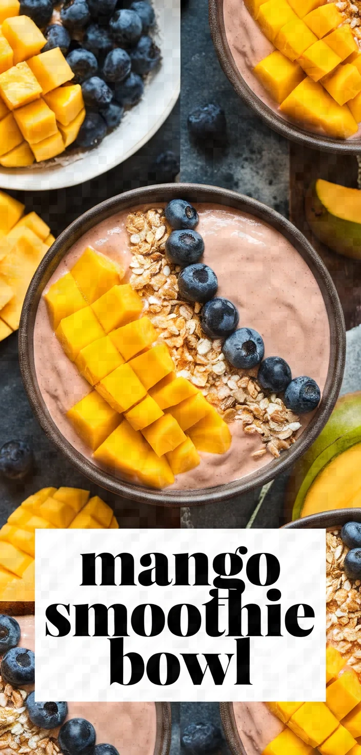 A photo of Mango Smoothie Bowl Recipe