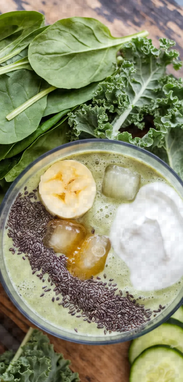 Ingredients photo for Healthy Green Smoothie Recipe