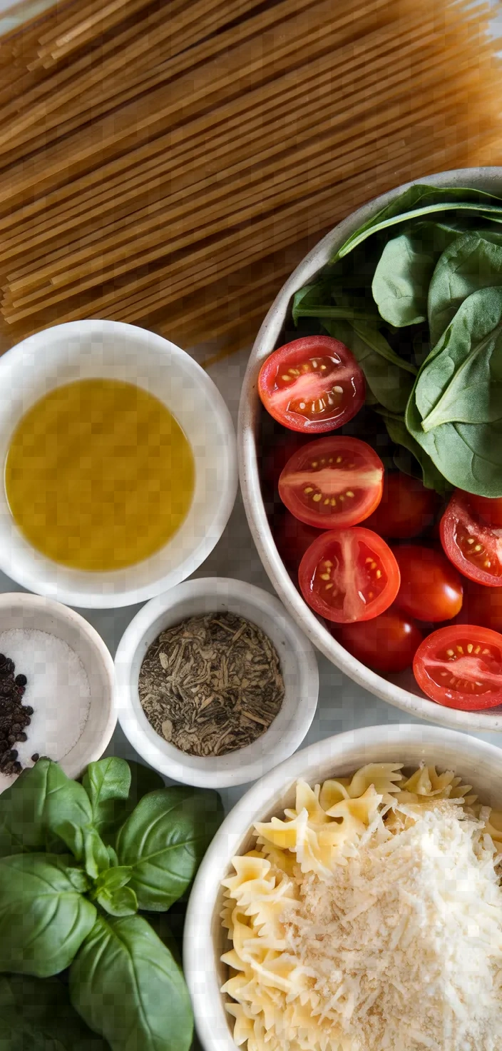 Ingredients photo for Low Calorie Pasta Recipes