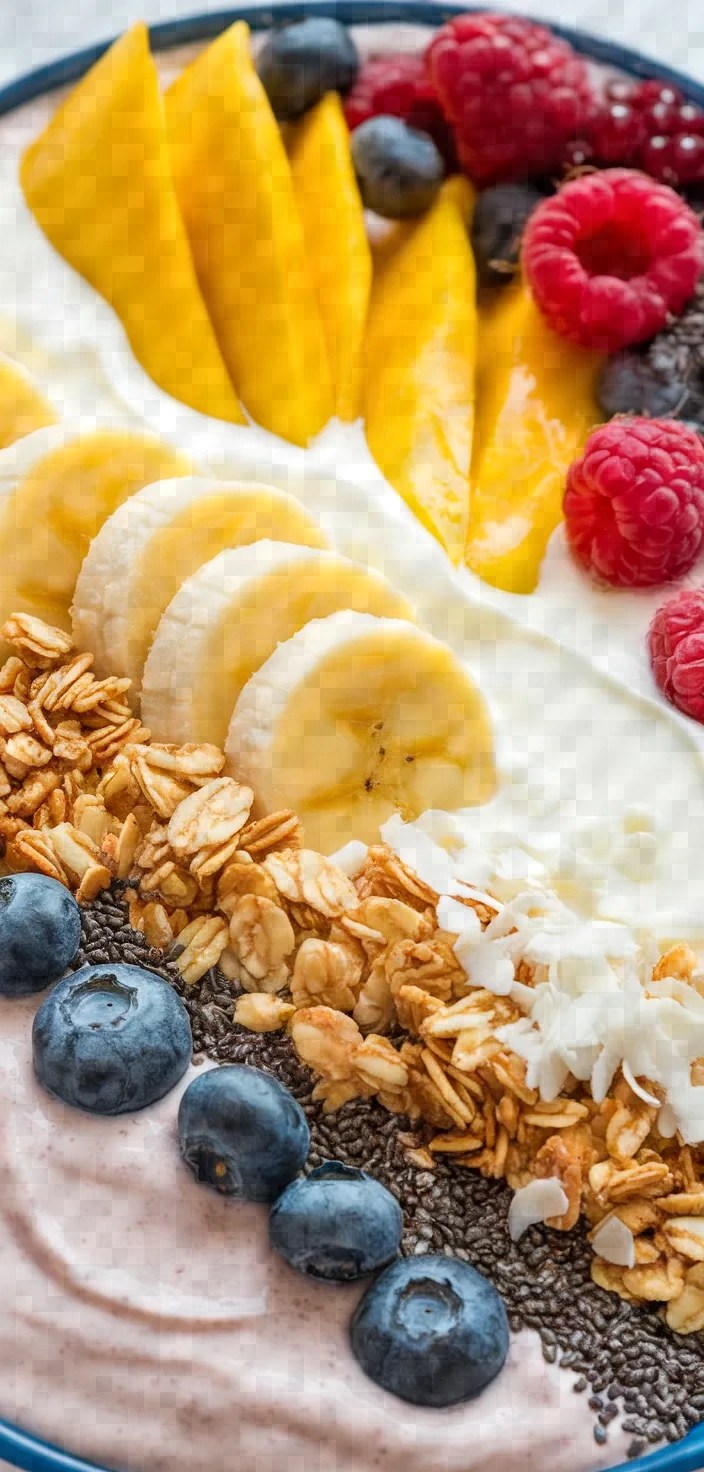 Ingredients photo for Mango Smoothie Bowl Recipe