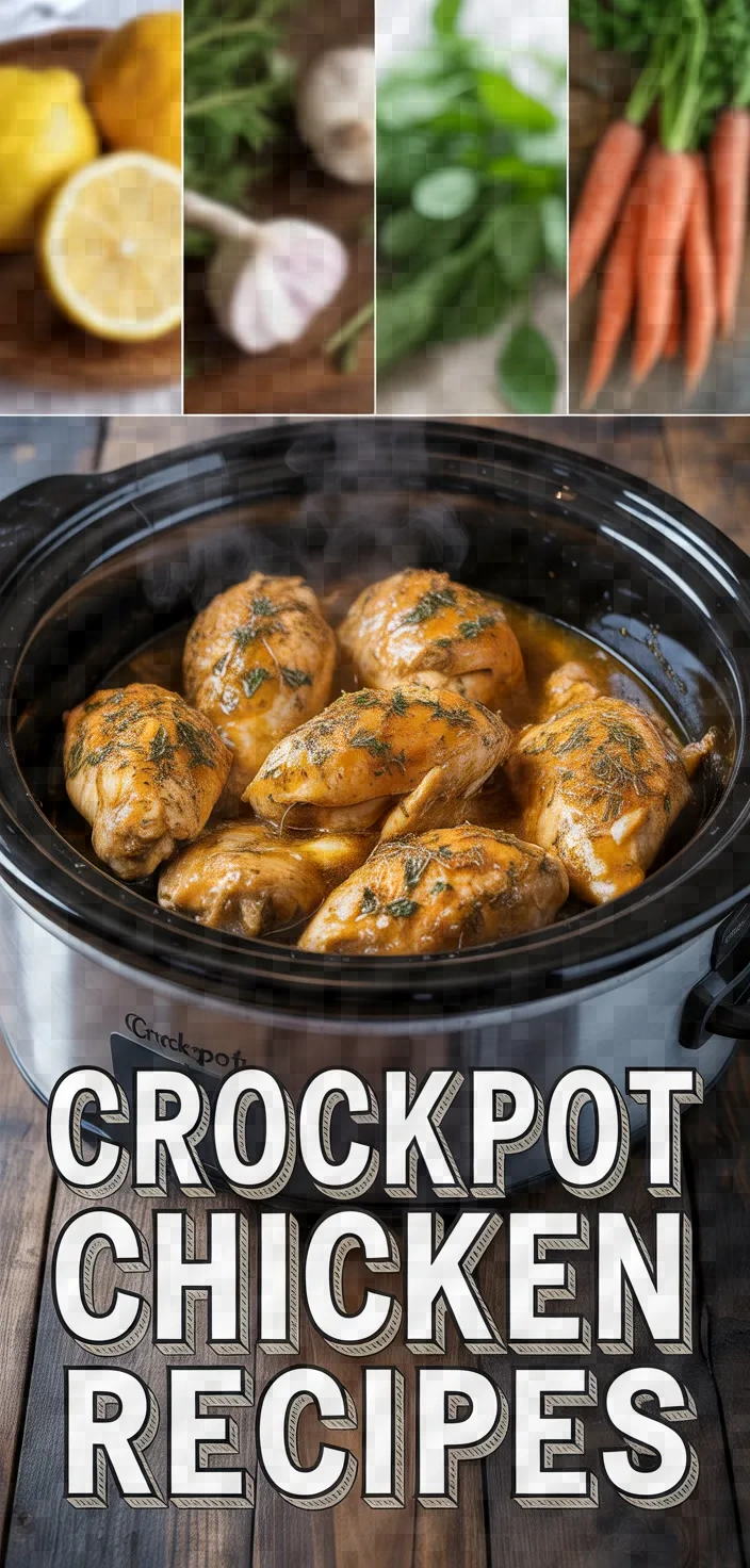 A photo of Crockpot Chicken Recipes