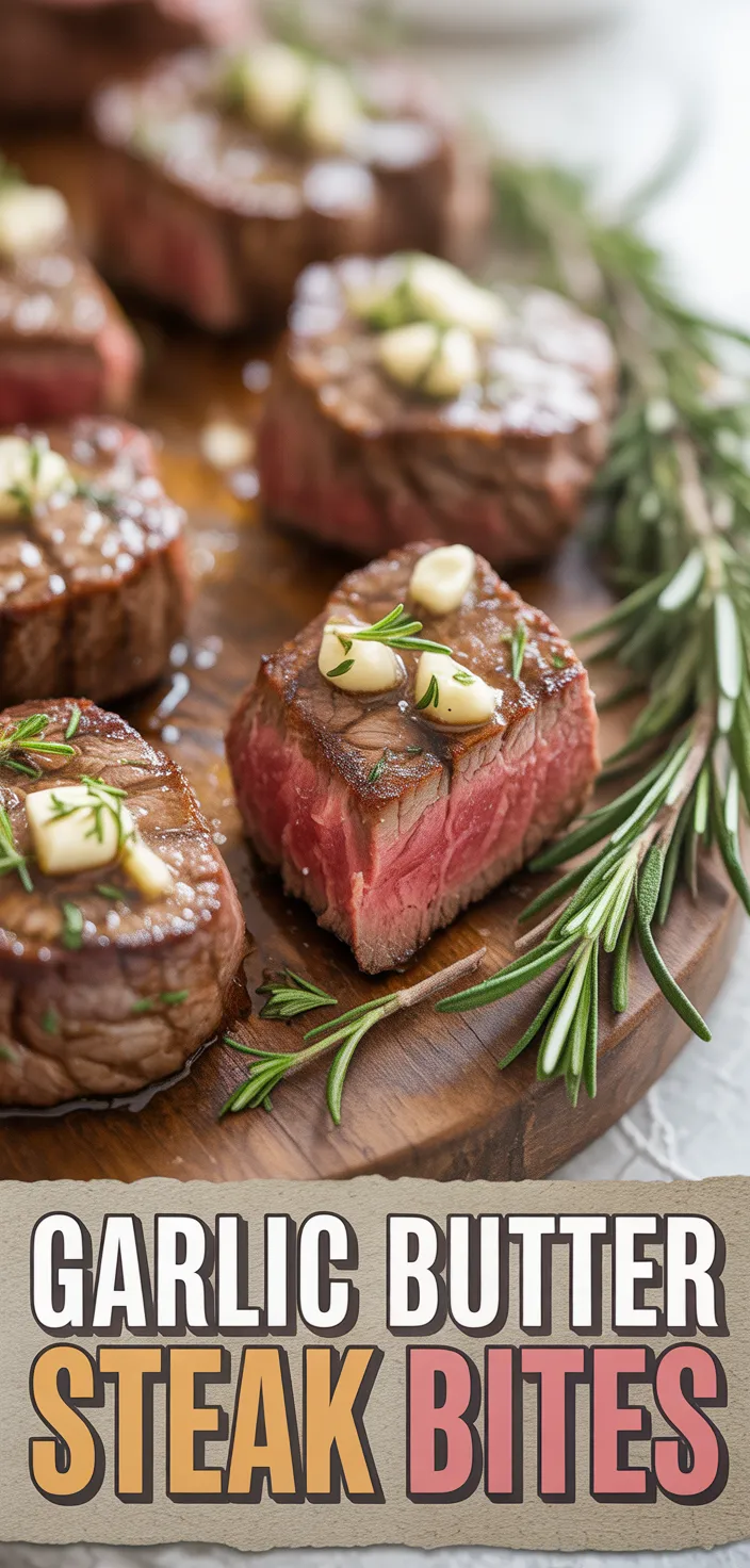 A photo of Steak Bites With Garlic Butter Recipe