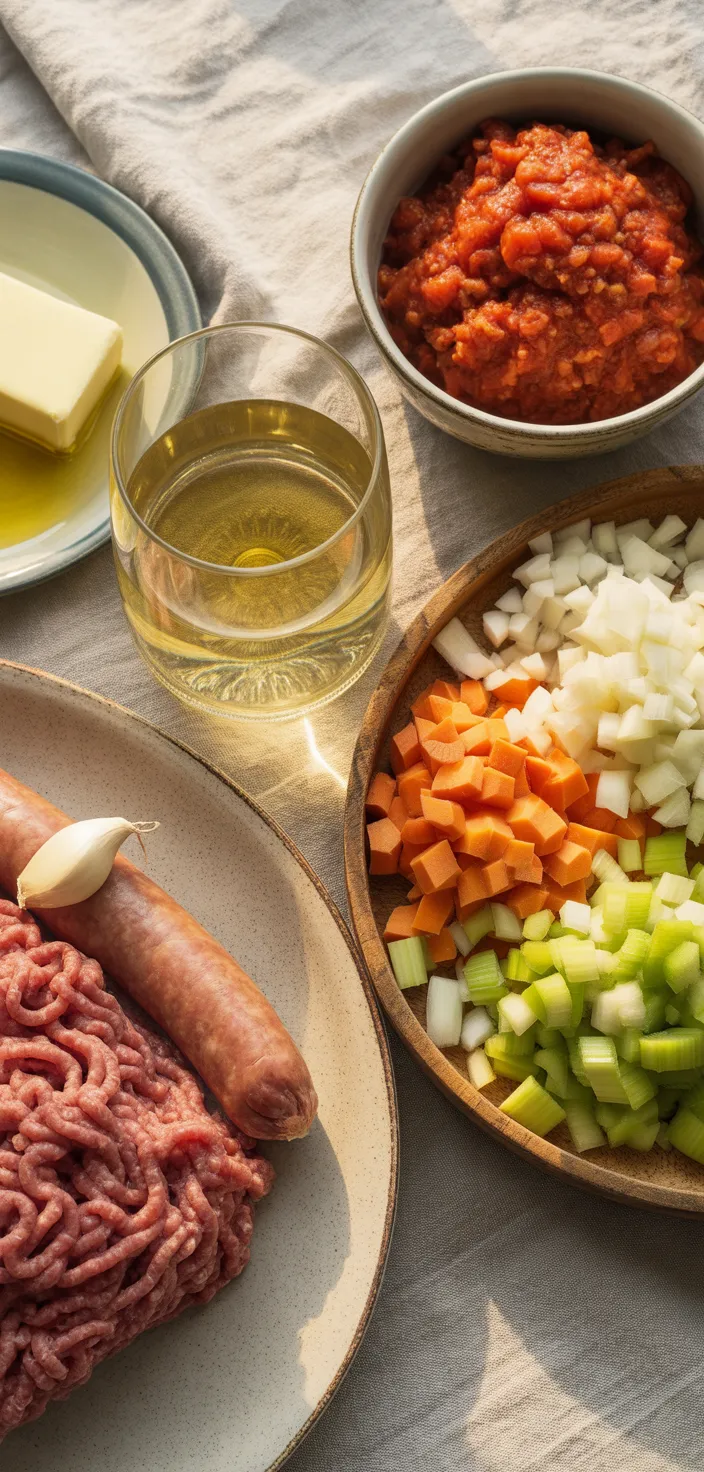 Ingredients photo for Giada's Simple Bolognese Recipe