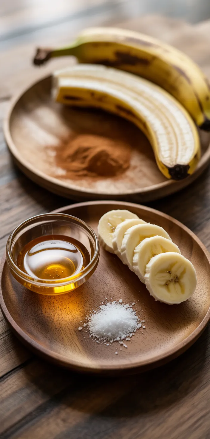 Ingredients photo for Portion Fix Fried Cinnamon Bananas Recipe