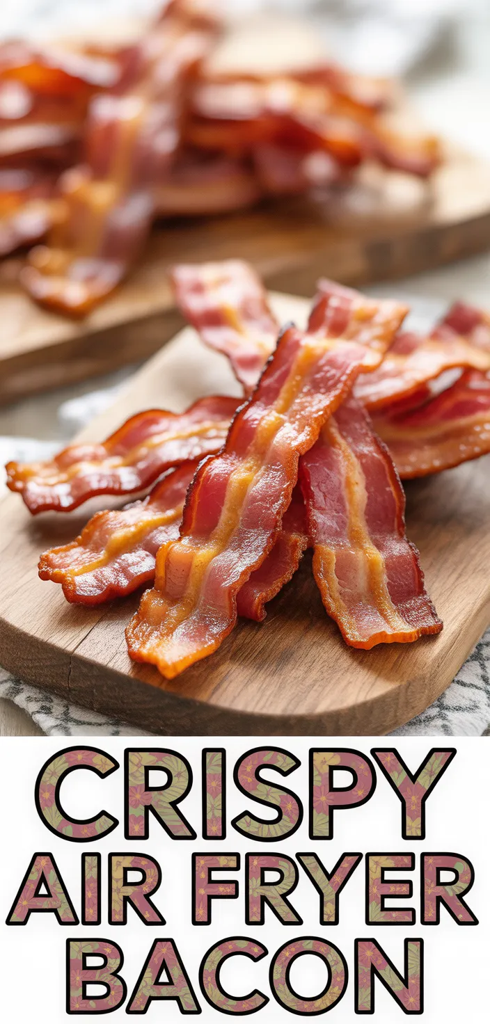 A photo of Air Fryer Bacon (Best Crispy Bacon!) Recipe