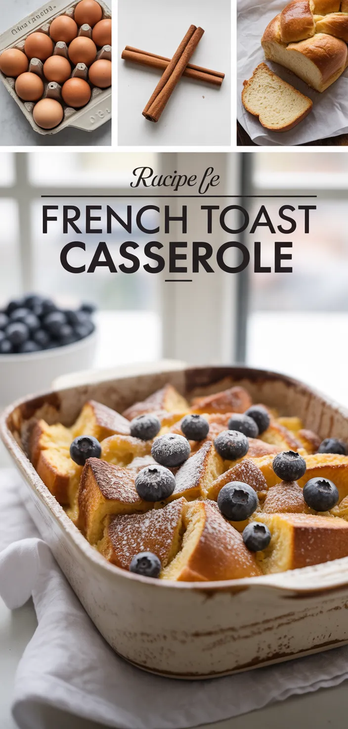 A photo of French Toast Casserole Recipe