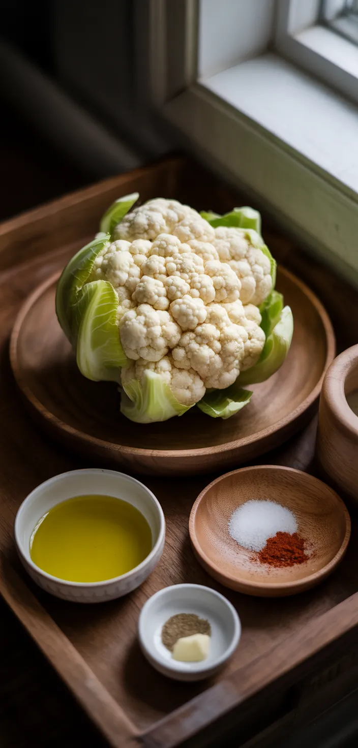 Ingredients photo for Easy Roasted Cauliflower Recipe