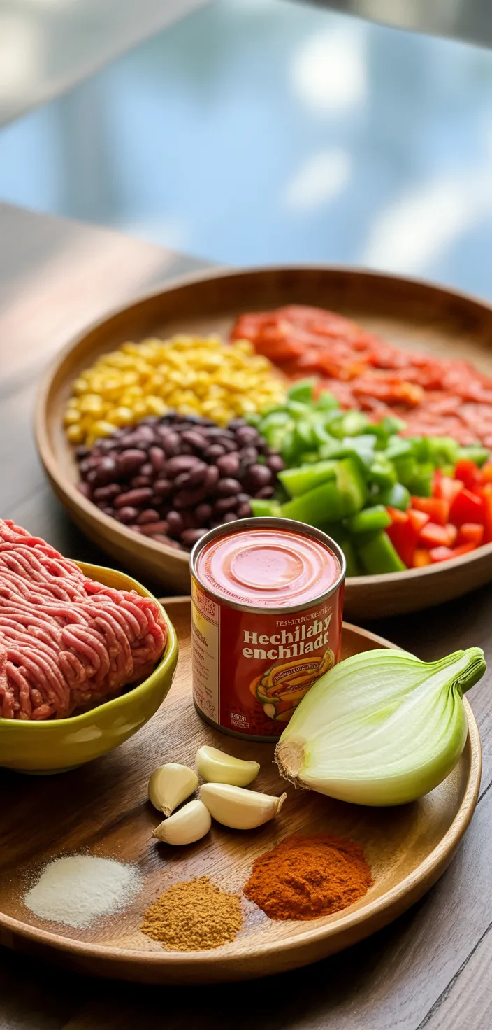 Ingredients photo for Healthy Enchilada Skillet Recipe