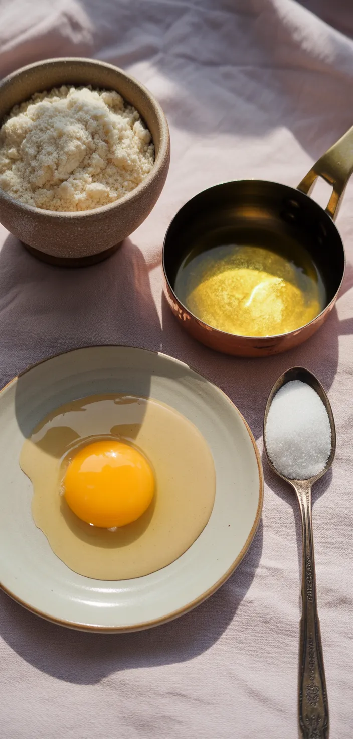 Ingredients photo for Keto Mug Cake (We Promise This One's ACTUALLY Good) Recipe