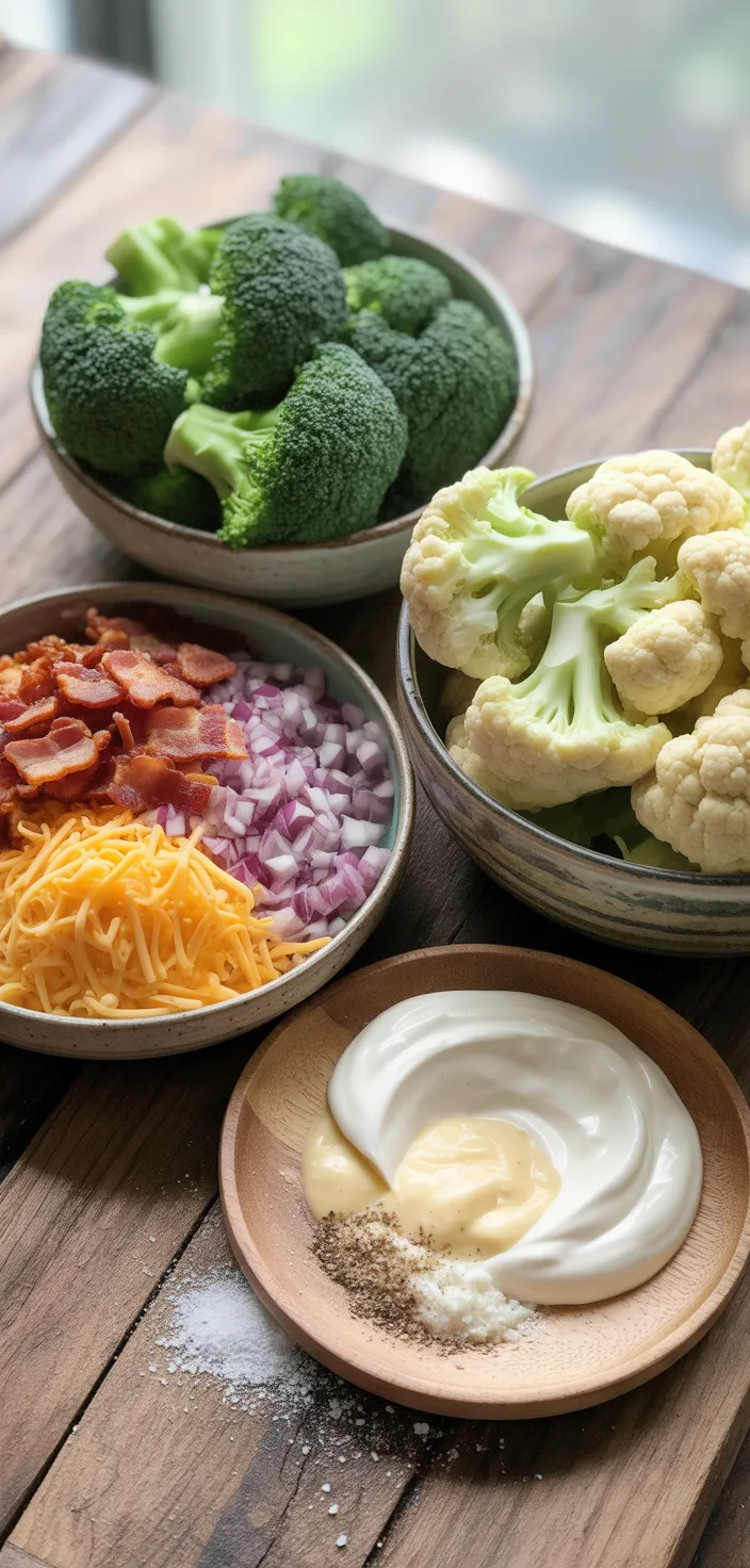 Ingredients photo for Loaded Broccoli Salad Recipe