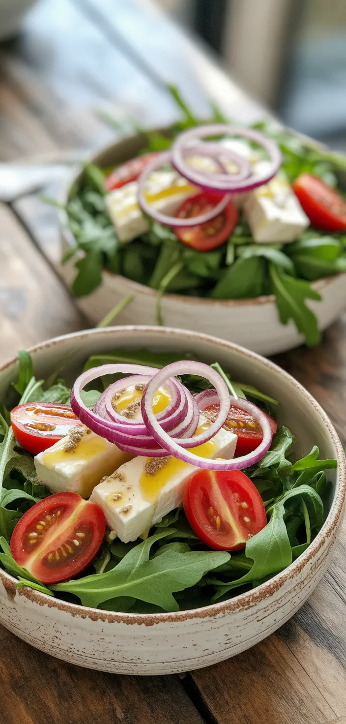 Ingredients photo for Arugula Salad With Lemon Vinaigrette Recipe