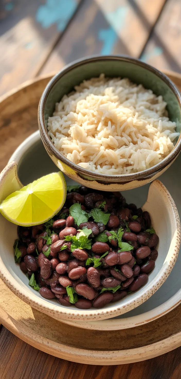 Ingredients photo for Black Bean Cilantro Lime Rice Recipe