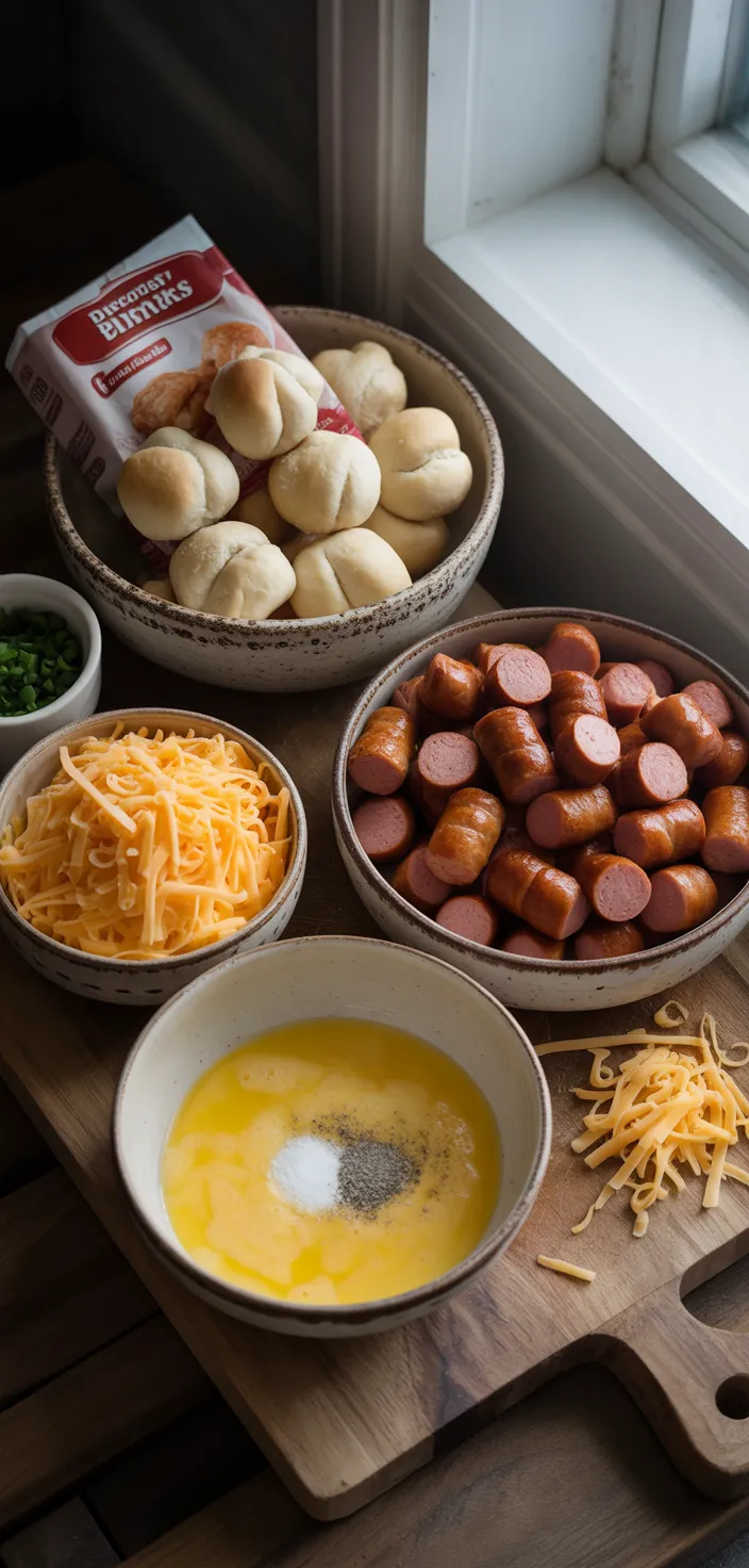 Ingredients photo for Breakfast Pigs In A Blanket Recipe