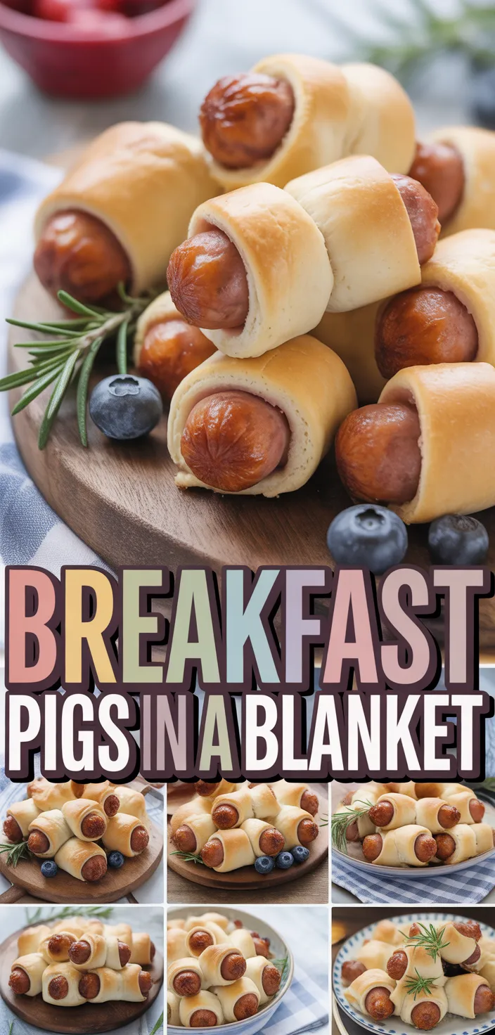 A photo of Breakfast Pigs In A Blanket Recipe
