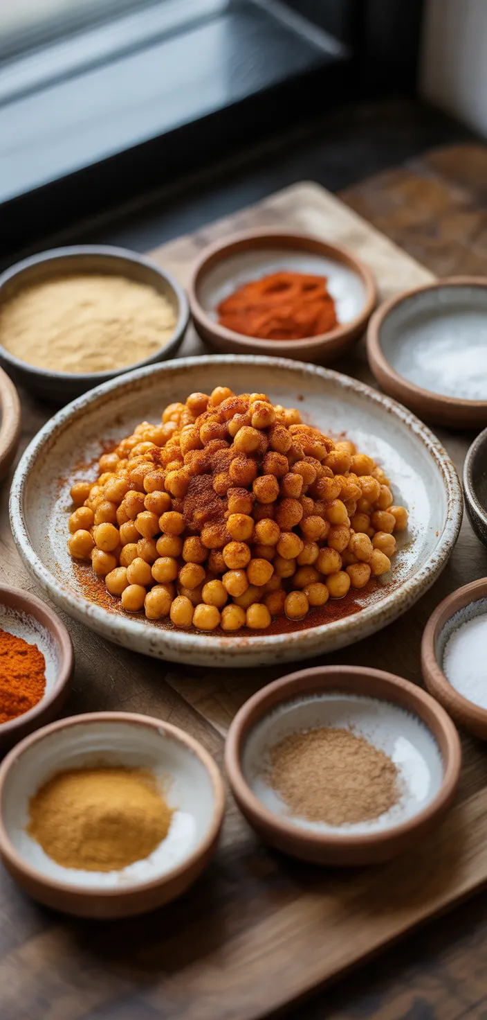 Ingredients photo for Crispy Roasted Chickpeas  Recipe