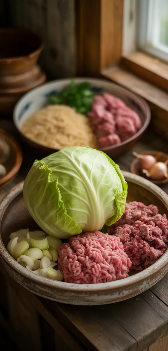 Ingredients photo for Grandma's Golumpki Recipe