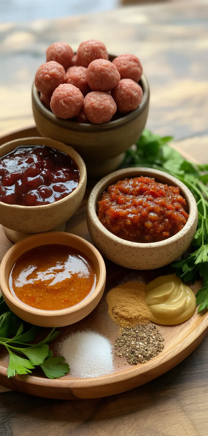 Ingredients photo for Party Meatballs Recipe