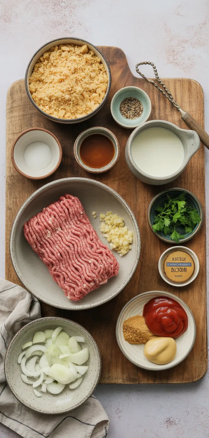 Ingredients photo for The BEST Meatloaf Recipe We've Ever Had!