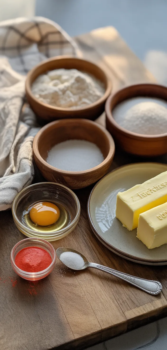 Ingredients photo for The Best Valentine Sugar Cookies Recipe