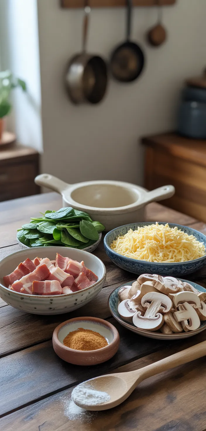 Ingredients photo for Traditional Quiche Types Recipe