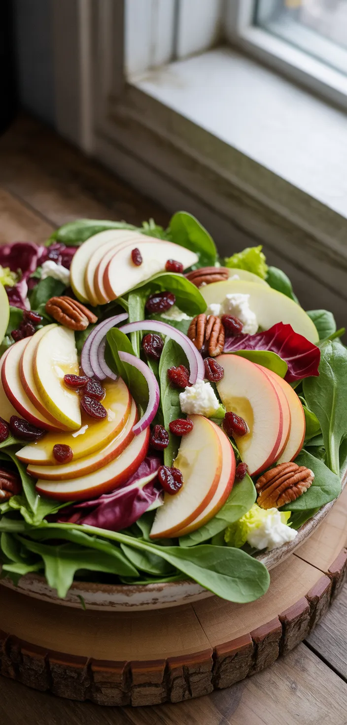 Ingredients photo for APPLE CRANBERRY PECAN SALAD Recipe