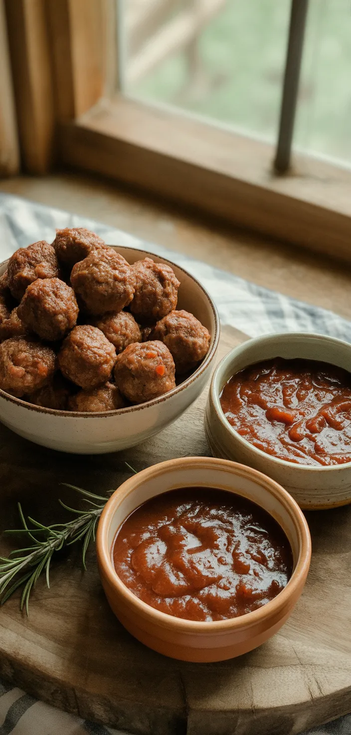 Ingredients photo for BBQ Meatballs Crockpot Recipe
