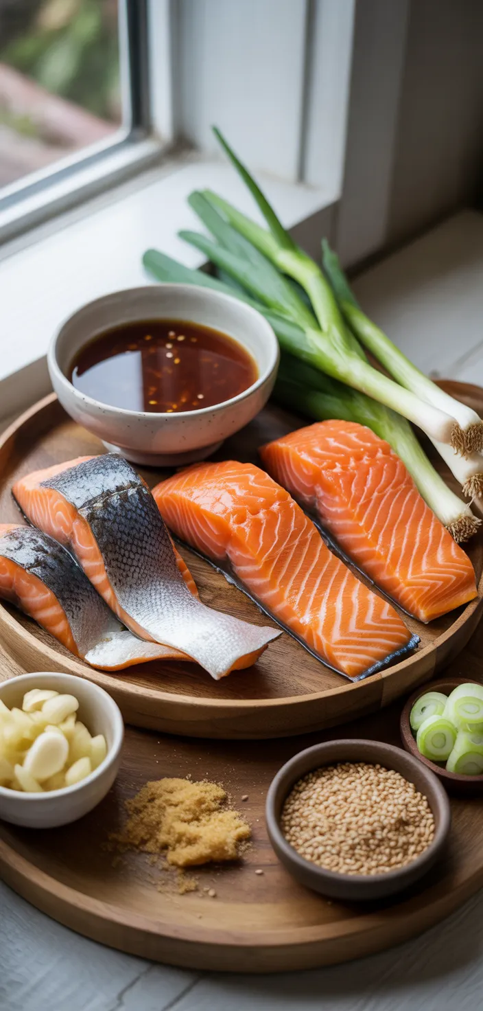Ingredients photo for Baked Teriyaki Salmon Recipe
