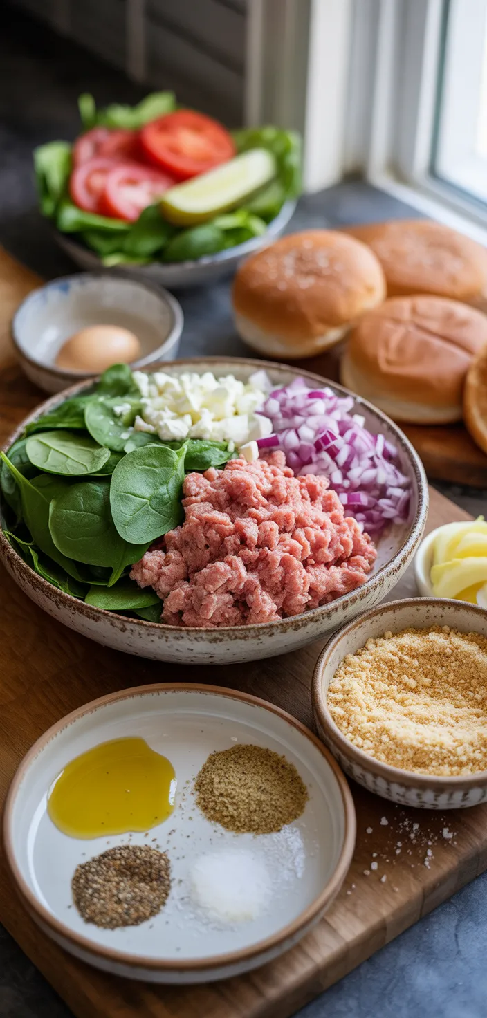 Ingredients photo for Best Turkey Burgers Recipe