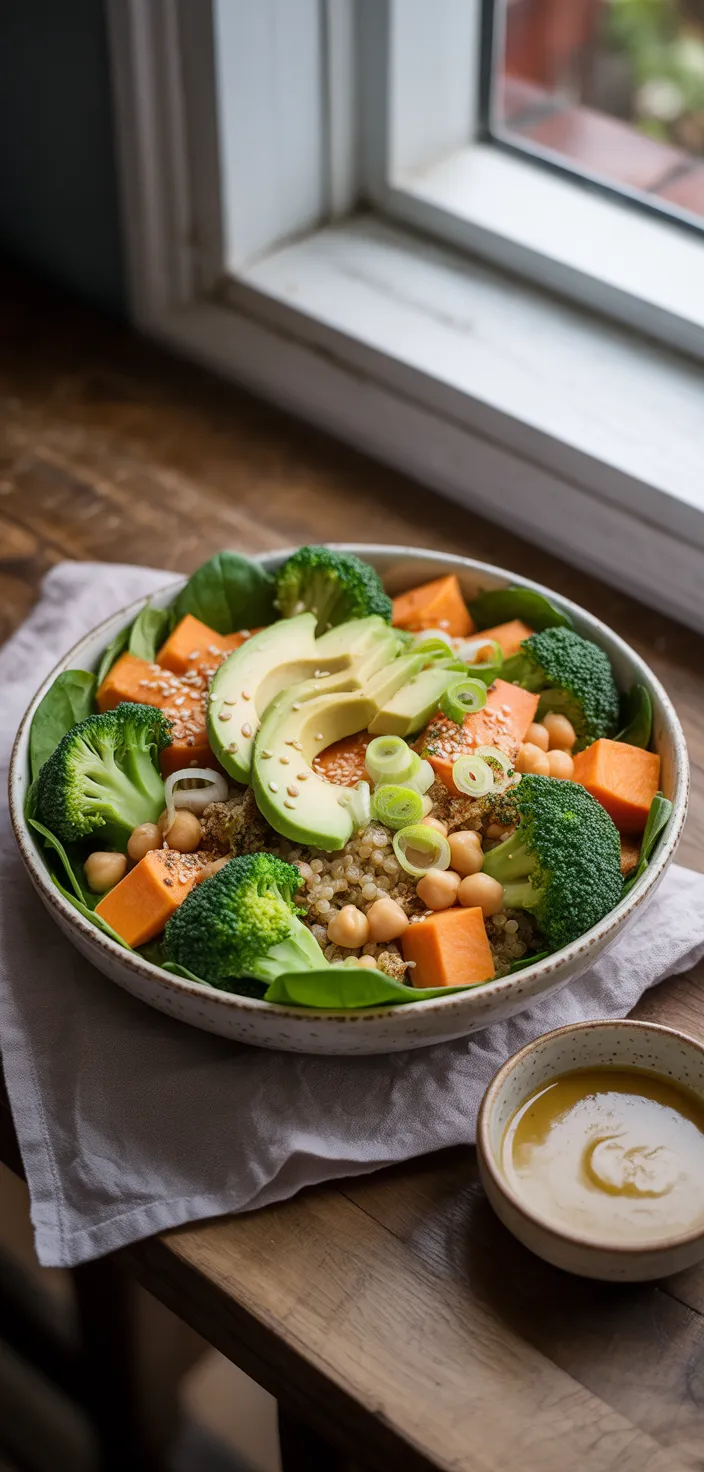 Ingredients photo for Broccoli Sweet Potato Bowl Recipe