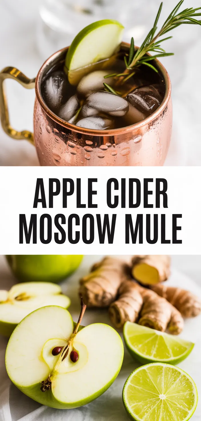 A photo of Apple Cider Moscow Mule Recipe