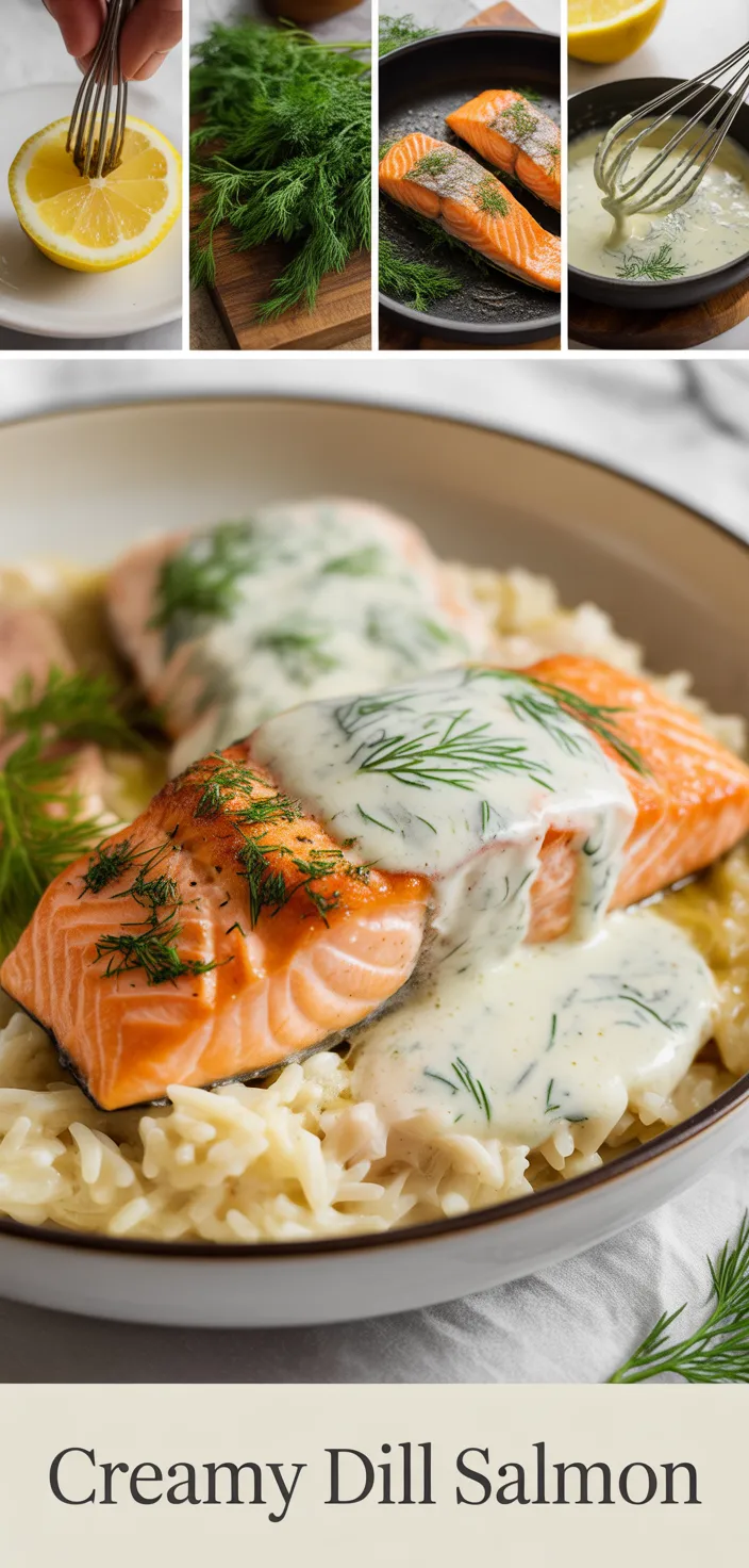 A photo of Creamy Dill Salmon Recipe
