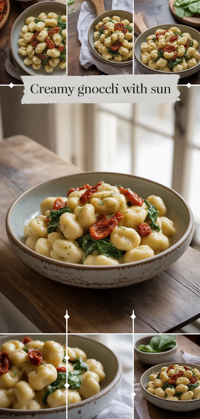 A photo of Creamy Gnocchi With Sun Recipe