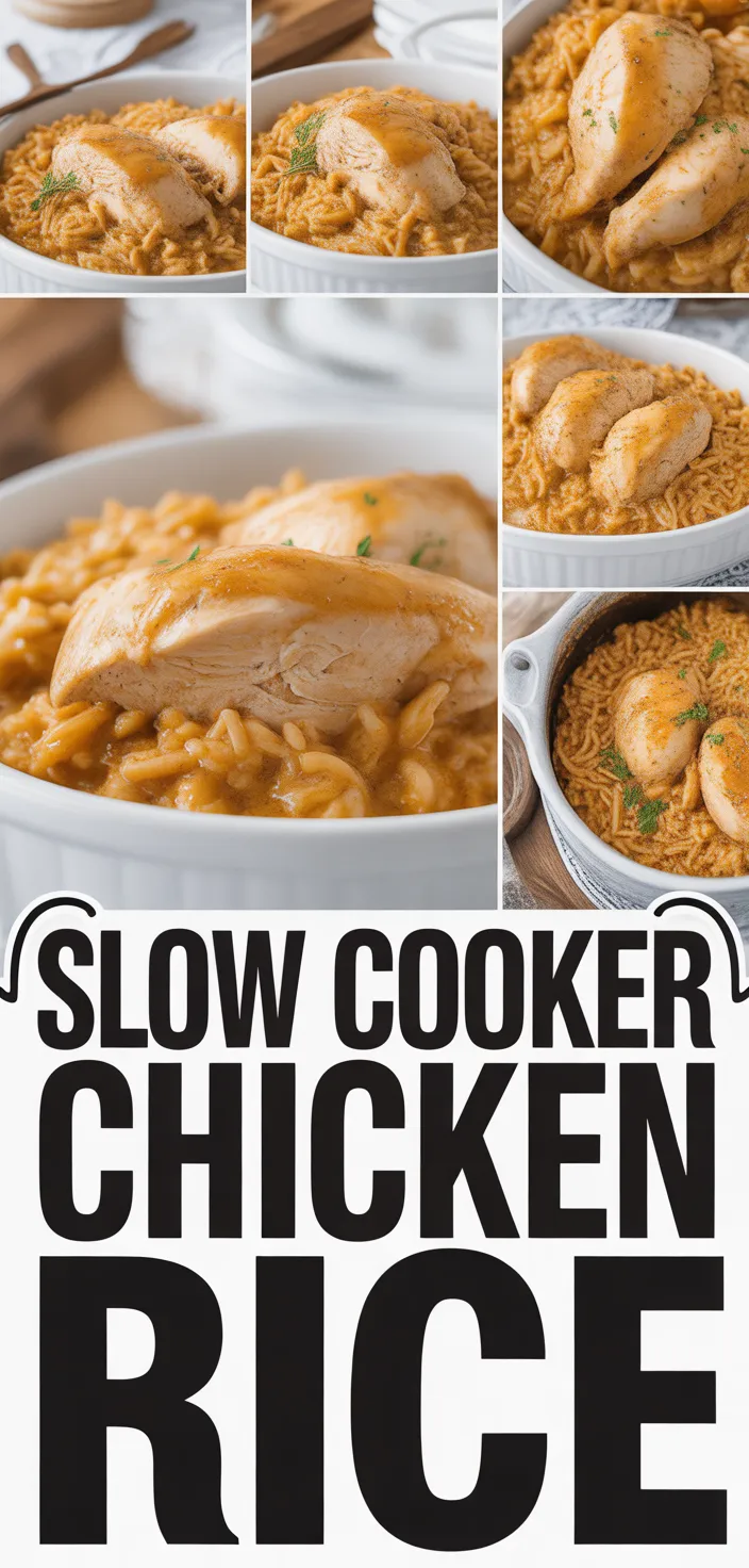 A photo of Crock Pot Chicken And Rice Recipe