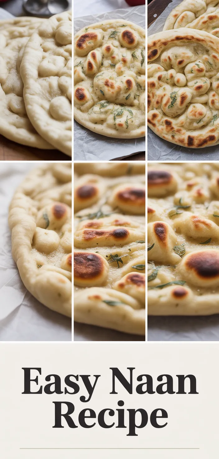 A photo of Easy Homemade Naan Bread Recipe