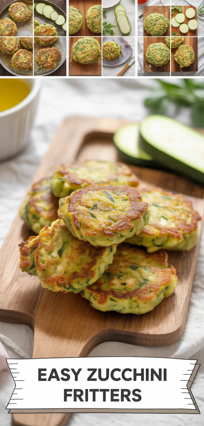 A photo of Easy Zucchini Fritters Recipe