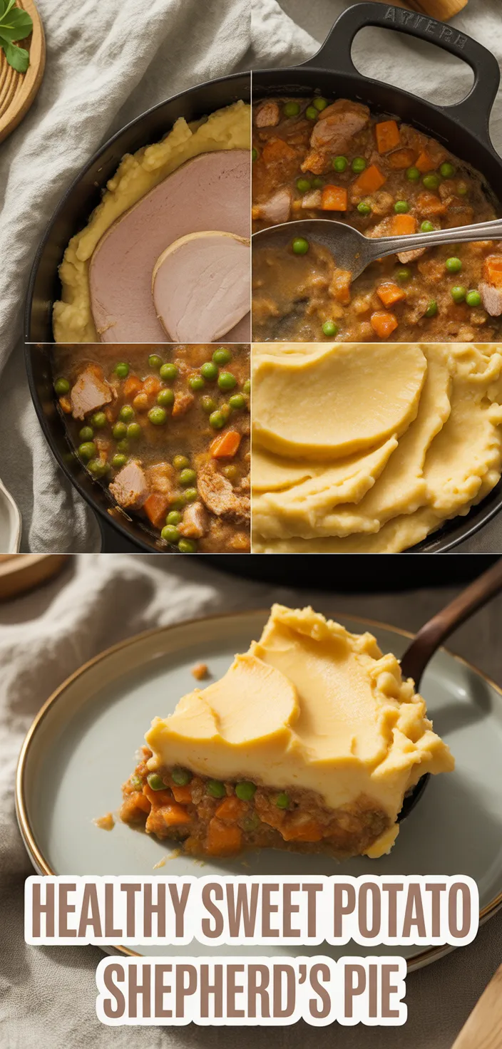 A photo of Healthy Sweet Potato Shepherd's Pie Recipe