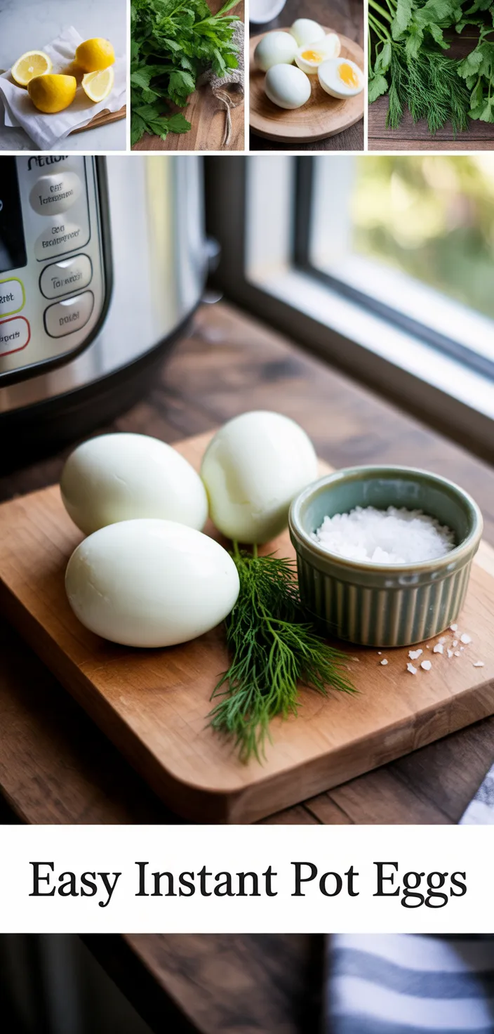 A photo of Instant Pot Hard Boiled Eggs With Easy To Peel Shells Recipe