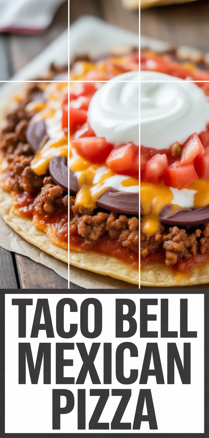A photo of Mexican Pizza (Taco Bell Copycat Recipe)