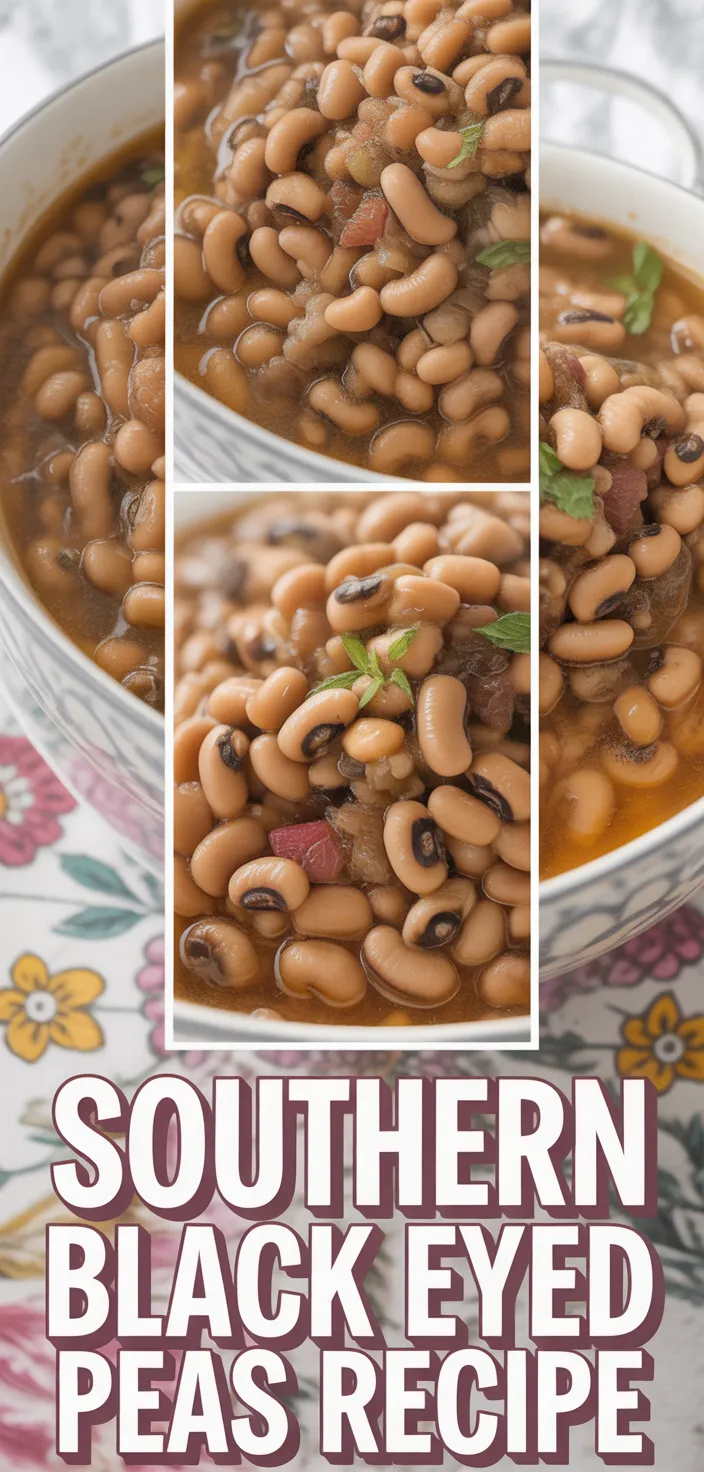 A photo of Southern Black Eyed Peas Recipe