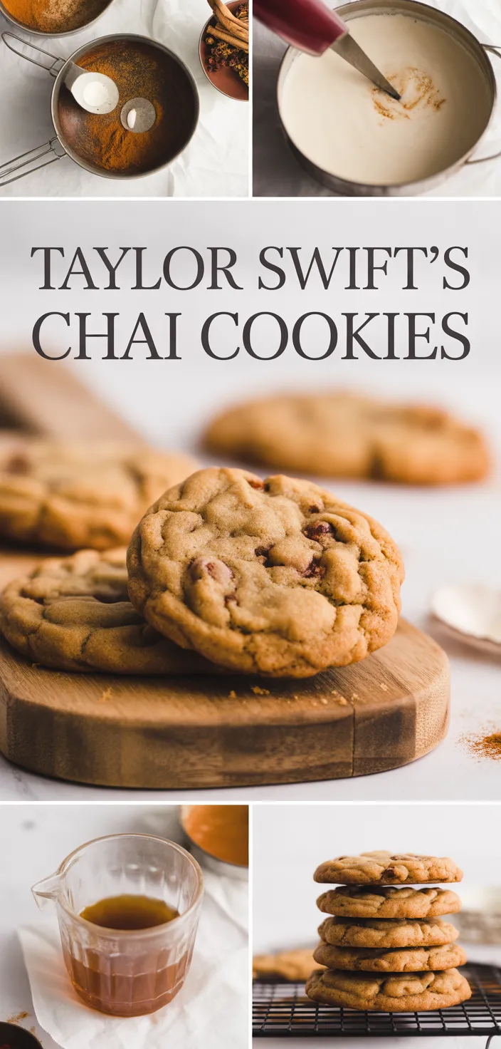 A photo of Taylor Swift's Chai Cookies Recipe