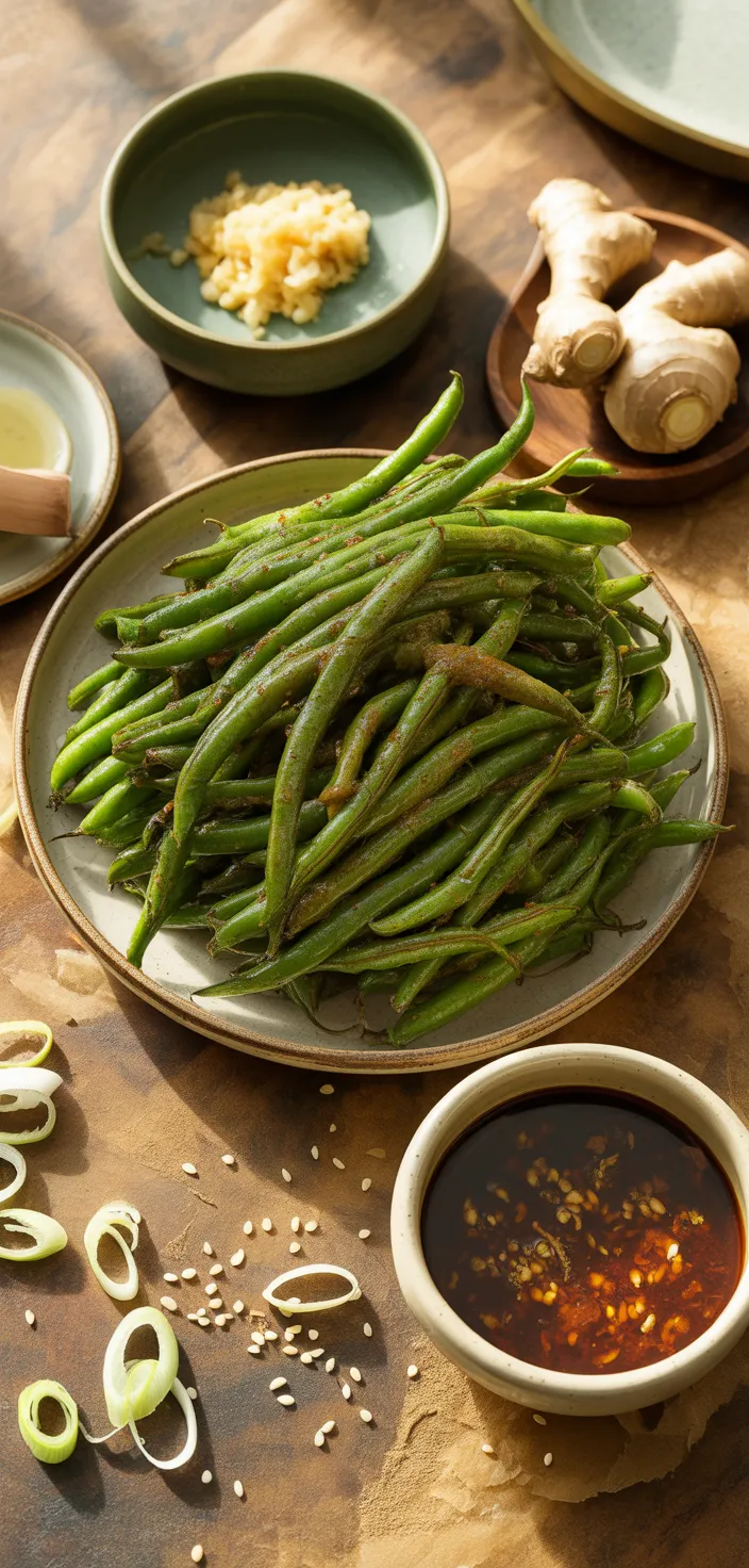 Ingredients photo for Copycat PF Chang's Spicy Green Beans Recipe