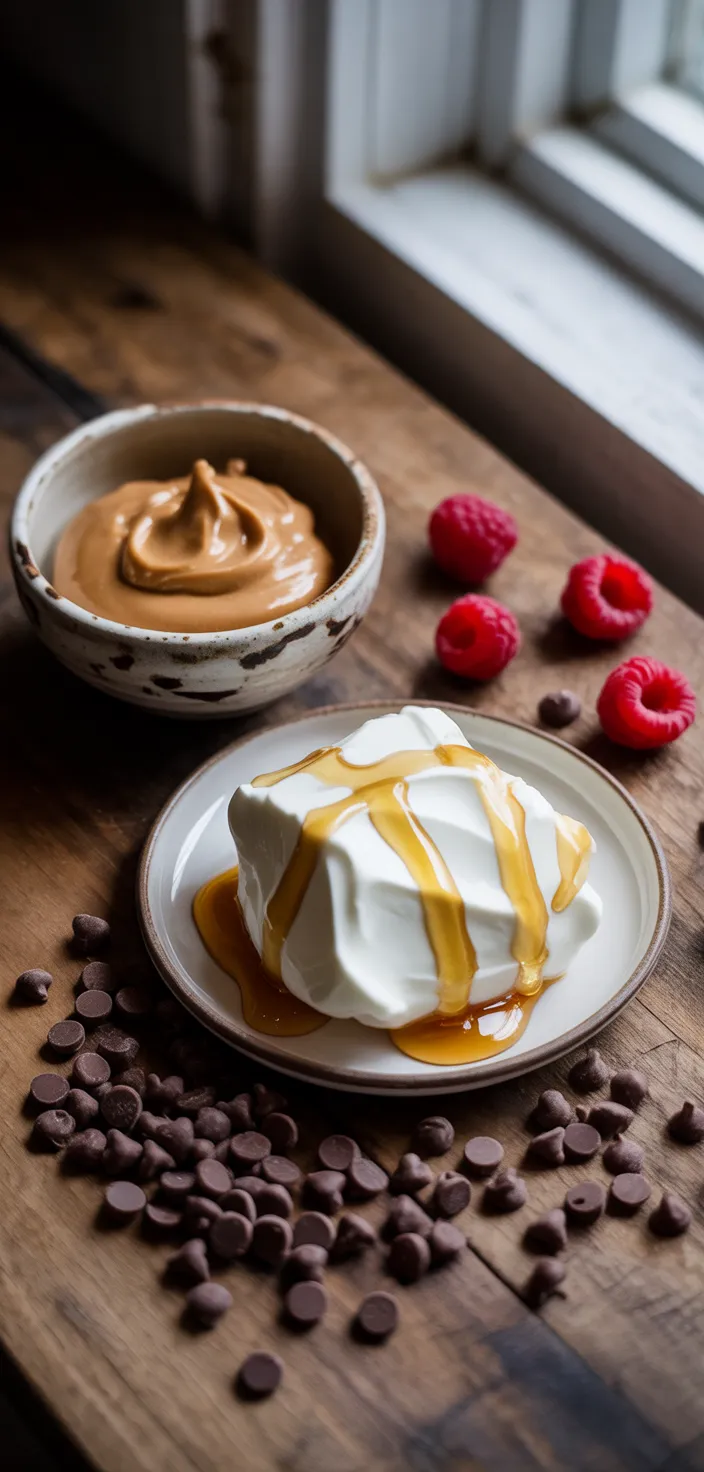 Ingredients photo for Frozen Greek Yogurt Peanut Butter Bites Recipe