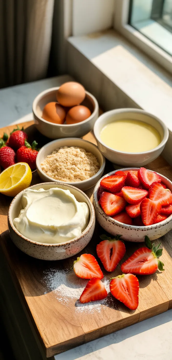 Ingredients photo for Keto Strawberry Tiramisu Recipe