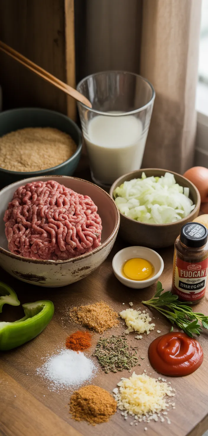 Ingredients photo for Meatloaf Recipe