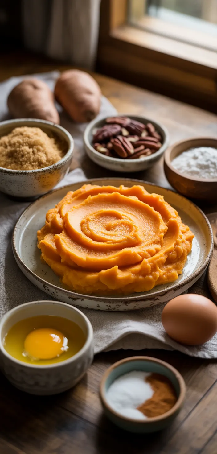 Ingredients photo for Southern Sweet Potato Casserole Recipe