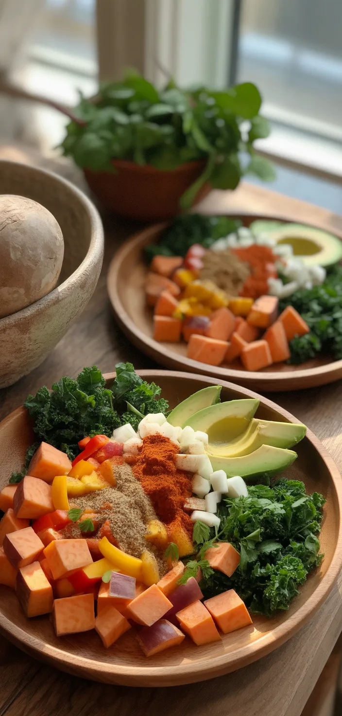 Ingredients photo for Sweet Potato Breakfast Hash (Easy & Healthy!) Recipe