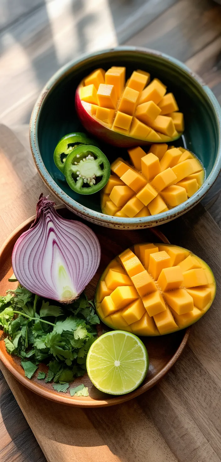 Ingredients photo for THE BEST MANGO SALSA Recipe