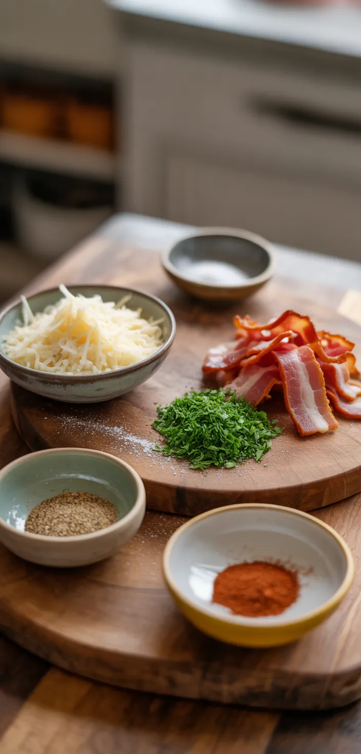 Ingredients photo for Bacon Parmesan Crisps Recipe