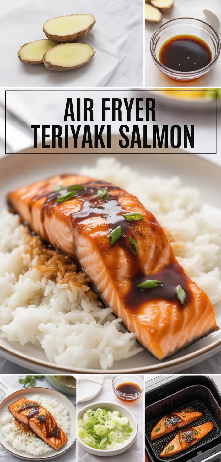 A photo of Air Fryer Teriyaki Salmon Recipe