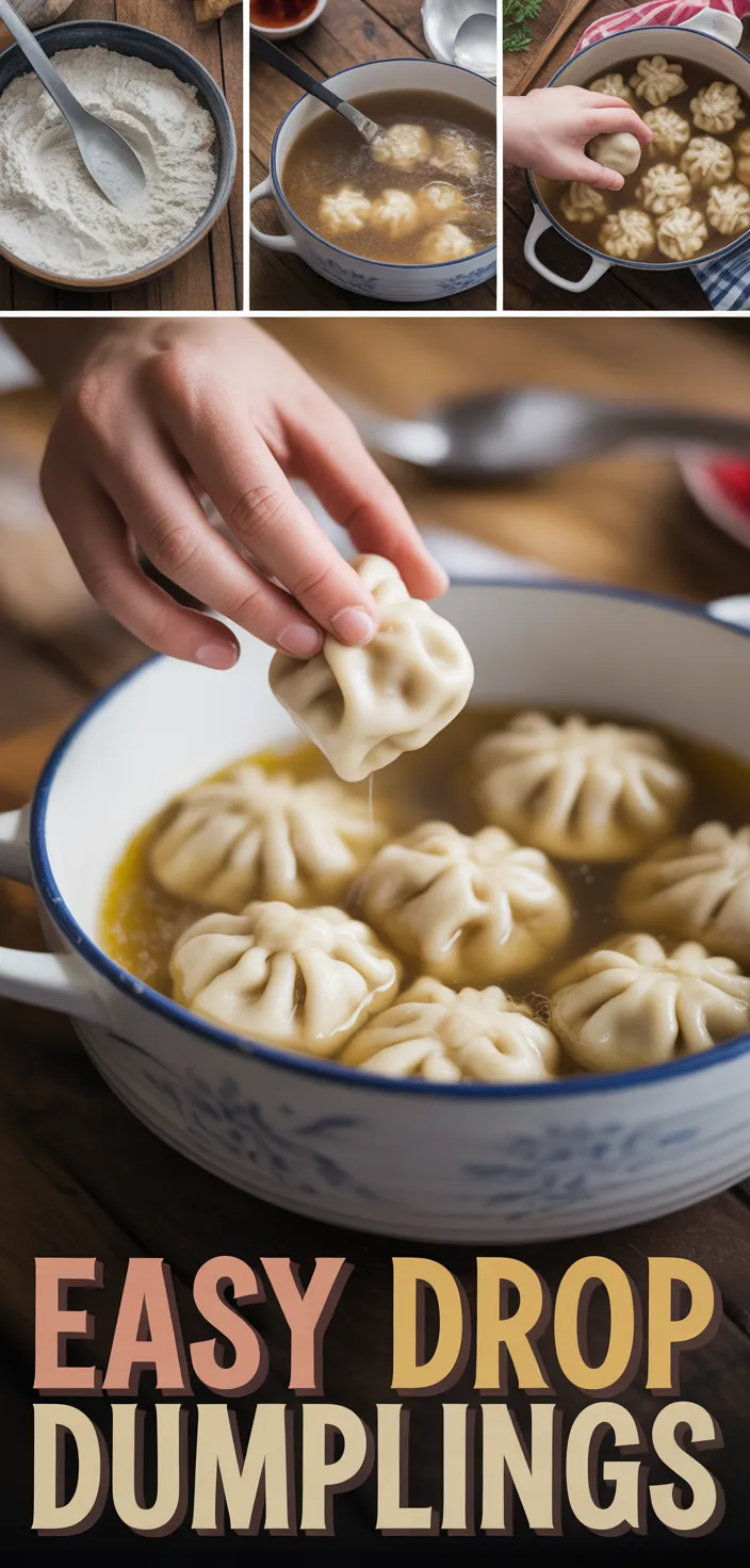 A photo of An Easy Old Fashioned Drop Dumpling Recipe Perfect For Soups